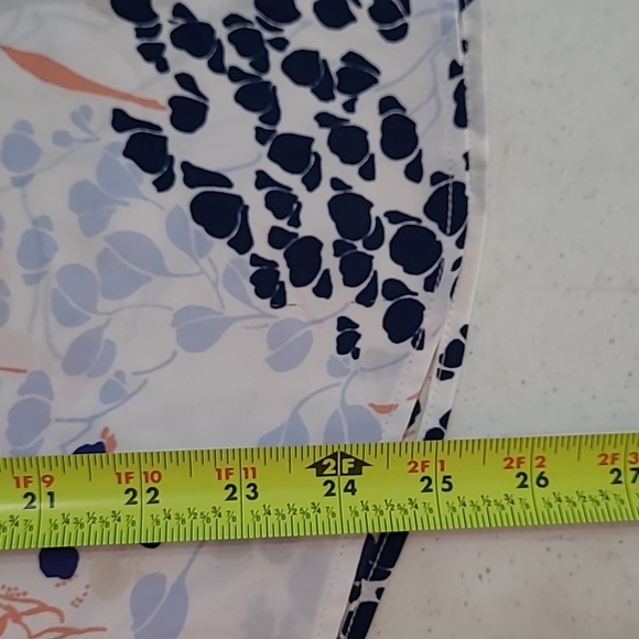 Talbots Floral V-Neck Sleeveless Blouse Size 14 - Picture 6 of 6